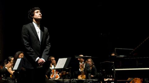 El pianista asturiano Juan Barahona, que abrir la temporada de conciertos de la OSPA en Oviedo el prximo 15 de enero