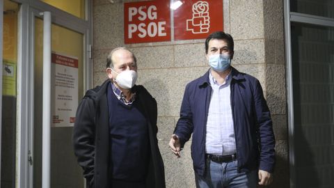 Leiceaga y Caballero fotografiados en el mes de noviembre