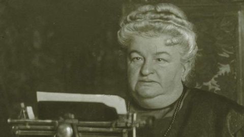 La escritora Emilia Pardo Bazán (A Coruña, 1851-Madrid, 1921)