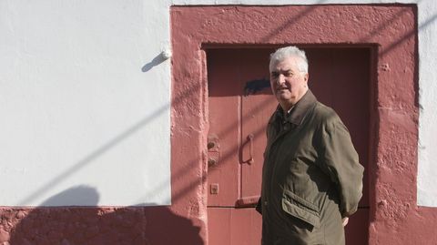 Fernando Miramontes en el barrio de Canido, donde vivió muchos años