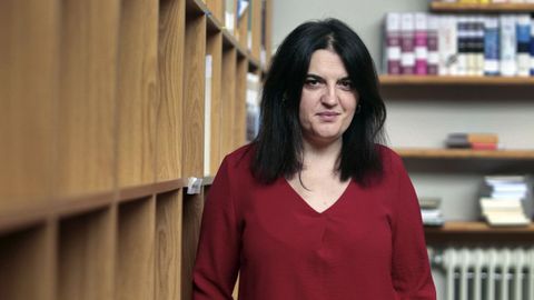 A poeta Olga Novo, premio nacional por «Feliz Idade»