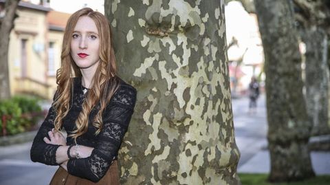 Lucía Díaz Platas, en Carballo, en una imagen de archivo, anterior a la pandemia