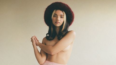 Uno de los sombreros de pelo de Emma Brewin