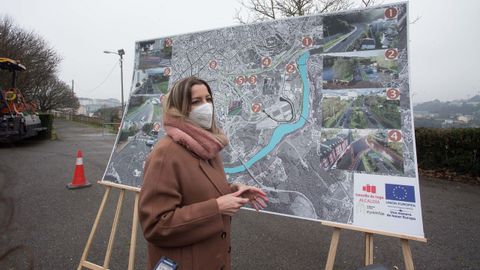 Lara Méndez presentó ayer el inicio de las obras