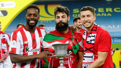 Los tres goleadores del Athletic de Bilbao en la final de la Supercopa ante el Barcelona