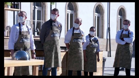 Membros do equipo que representa á comarca de Lemos na nova entrega do concurso gastronómico