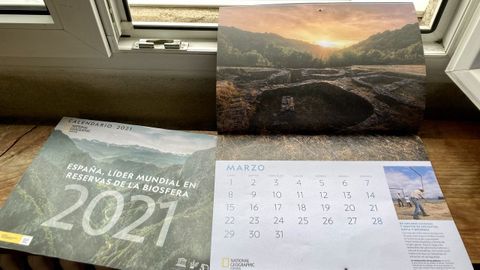 El castro de Santa María de Cervantes ilustra el mes de marzo del calendario de National Geographic