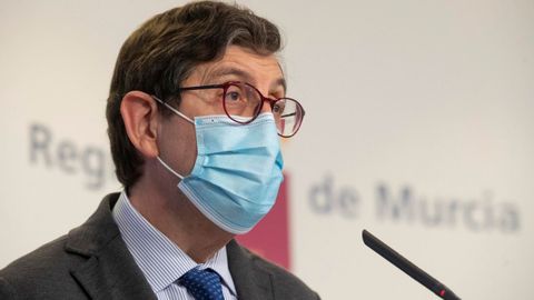 El consejero de Salud de la Región de Murcia, Manuel Villegas