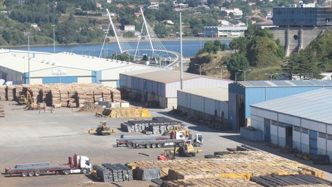 Vista del muelle Fernández Ladreda