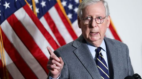 Mitch McConnell, líder de los republicanos en el Senado