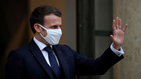 El presidente Emmanuel Macron