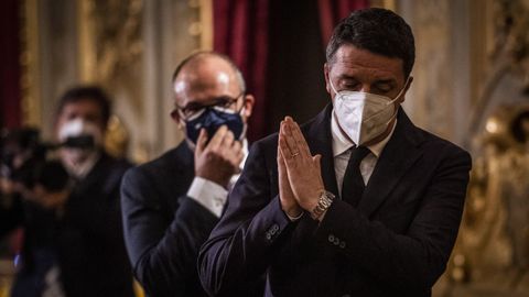 Matteo Renzi, tras reunirse el jueves con Mattarella