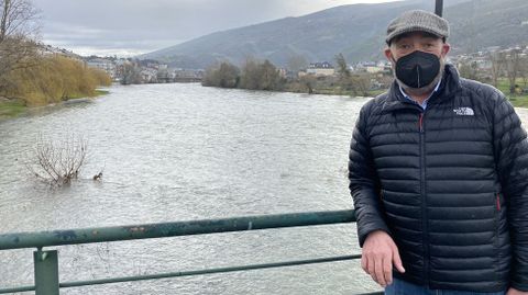 Santiago Melo elige como su rincón el río Sil a su paso por O Barco