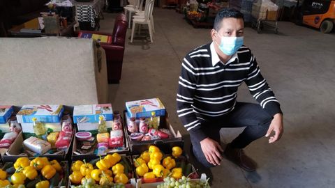 William Solano, del Banco de Alimentos de A Mariña