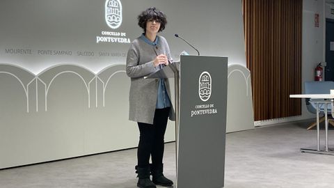 Anabel Gulías, portavoz del gobierno local de Pontevedra