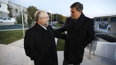 López Orozco y Gómez Besteiro, juntos en Lugo en el año 2017