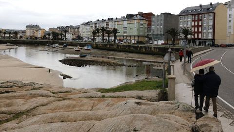 Vista de San Cibrao, en el municipio cervense, donde continúan registrando doce casos de covid activos