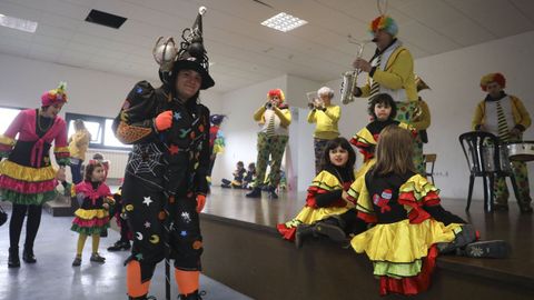 Fiesta de carnaval en Rarís (Teo) el pasado 2020