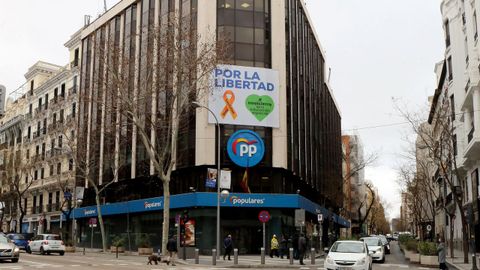Sede del PP en la calle Génova de Madrid