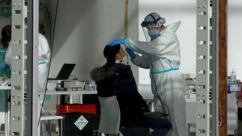 Cribado masivo con test de antígenos en Expocoruña para la detección del covid-19