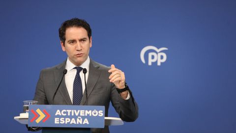El secretario general del Partido Popular, Teodoro García Egea