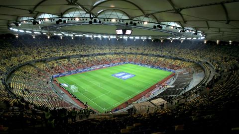 Estadio Arena Nacional de Bucarest donde se jugará el Atlético de Madrid-Chelsea