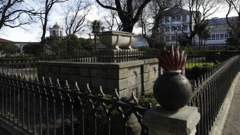 Mausoleo de sir John Moore en el jardín de San Carlos de A Coruña
