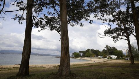 Un clásico, paseo por la playa de As Sinas