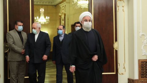 El presidente iraní, Hasán Rohaní