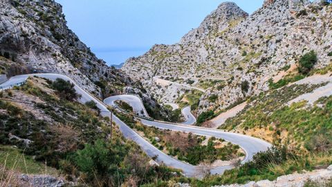 Carretera MA-2141, en Mallorca