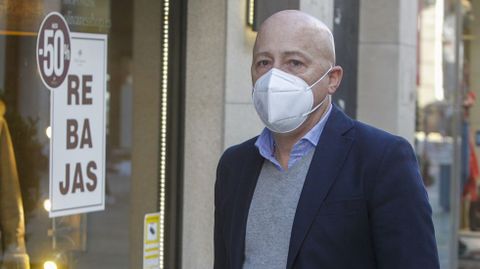 Cristóbal García Nores, presidente del Centro Comercial Aberto Ferrol-A Magdalena
