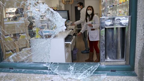 Las cámaras de seguridad y la alarma registraron el robo, que se produjo sobre las dos de la madrugada