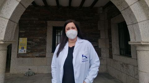 Vanesa Bruzos, auxiliar de geriatría del concello de Portomarín
