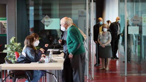 Vacuna contra el covid en Avilés