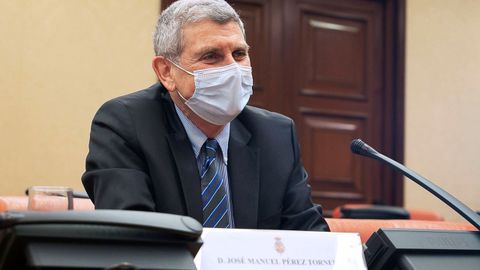 José Manuel Pérez Tornero, elegido para presidir el consejo de RTVE, en una comparecencia en el Congreso el pasado 13 de enero