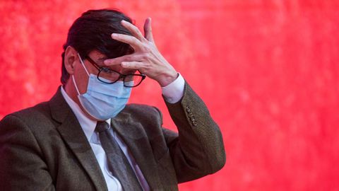 El líder del PSC en el Parlamento catalán, Salvador Illa