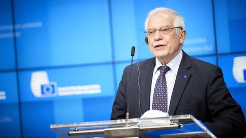 El alto representante de la UE para la Política Exterior, Josep Borrell