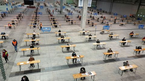 Las pruebas para el proceso de funcionarización de la Xunta que se celebraron en octubre en Silleda fueron la única cita de examen autonómico del año pasado tras irrumpir la pandemia