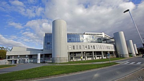 Hospital Montecelo, en Pontevedra, adonde fueron trasladados los intoxicados de Loureiro Crespo