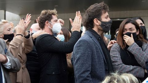 Bisbal, Javián y Geno Machado, muy emocionados