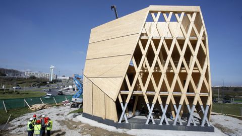 Así es el edificio de madera Impulso Verde