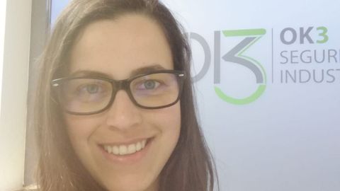La naronesa Noelia Vázquez es la gerente de OK3, empresa con sede en Narón.