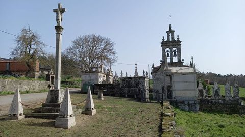 Iglesia de San Xián do Mato, en Chantada, uno de los bienes cuya propiedad se regularizó