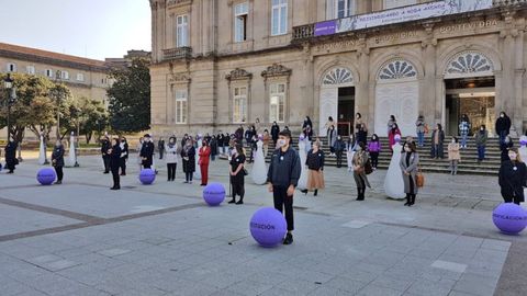 Acto institucional en la Diputación de Pontevedra