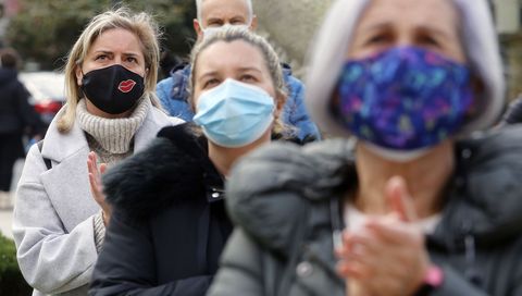 Protesta en Vilagarcía