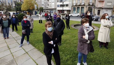 protesta en Vilagarcía