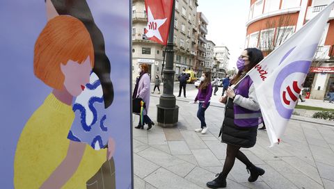 Protesta en Vilagarcía