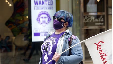 Protesta en Vilagarcía