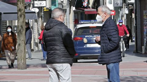 Una calle de la ciudad de Pontevedra