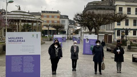 La exposición estará instalada todo este mes en la plaza de la Constitución